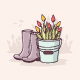 Gardening Time - GraphicRiver Item for Sale
