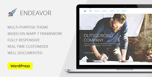 Endeavor — Multipurpose IT digital Company WordPress Theme