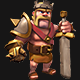 Barbarian King Clash of Clans 3D PRINTER - 3DOcean Item for Sale