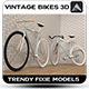 Vintage Bikes 3D - 3DOcean Item for Sale