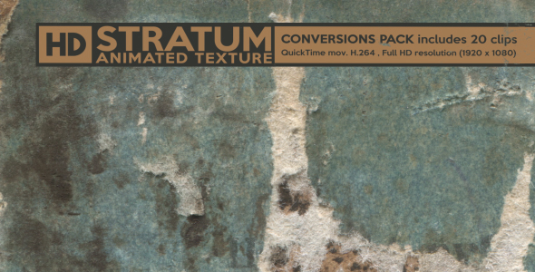 Stratum Grunge HD Animated Textures (20-Pack)