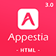 Appestia - App Landing Page - ThemeForest Item for Sale
