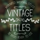 Vintage Titles - VideoHive Item for Sale