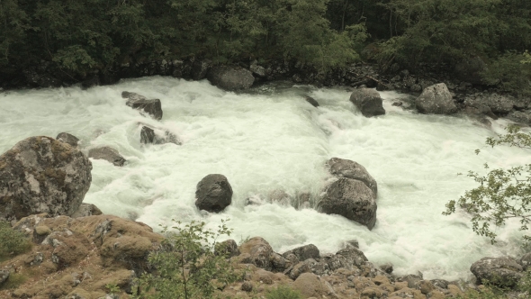 River in Norwegian Mountains