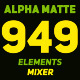 Shape Elements Mixer Alpha Matte - VideoHive Item for Sale