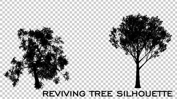 Reviving Tree Silhouette alt