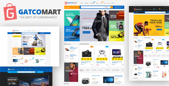 GatcoMart - Multipurpose Responsive Section Drag and Drop Shopify Theme