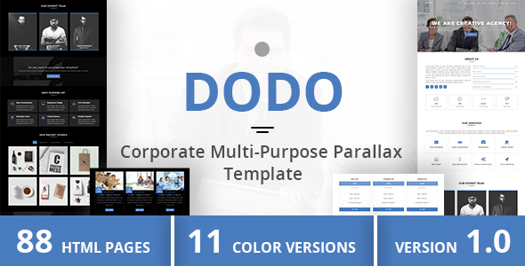 DODO - Corporate Multi-Purpose Parallax Template
