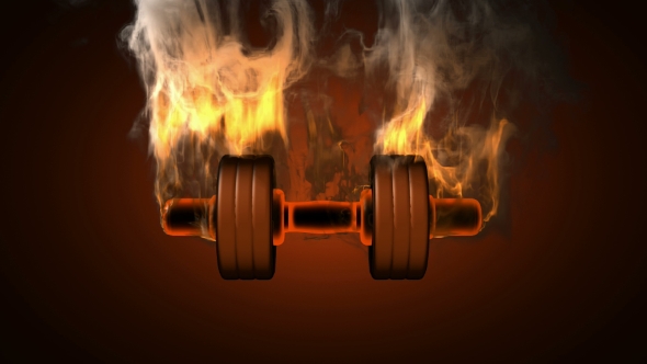 Burning Dumbbell alt