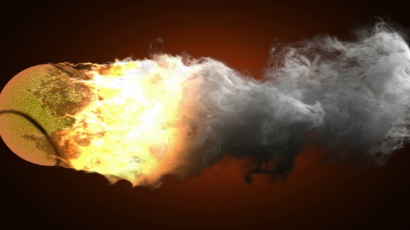 Burning Tennis Ball alt