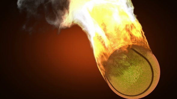 Burning Tennis Ball alt