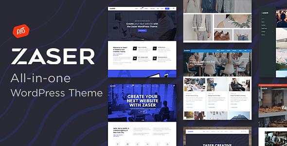 Zaser Pro | All-in-one WordPress Theme