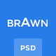 Brawn - Creative & Multipurpose PSD Template - ThemeForest Item for Sale