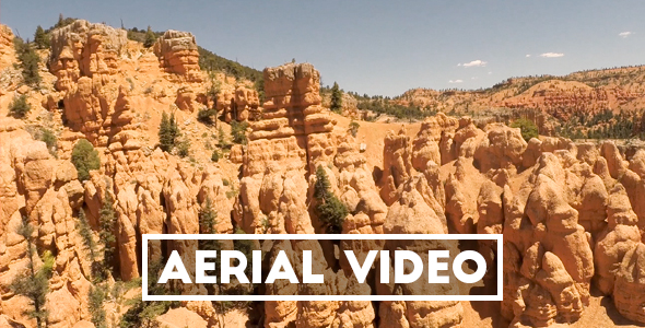 Aerial Video of Red Canyon Utah