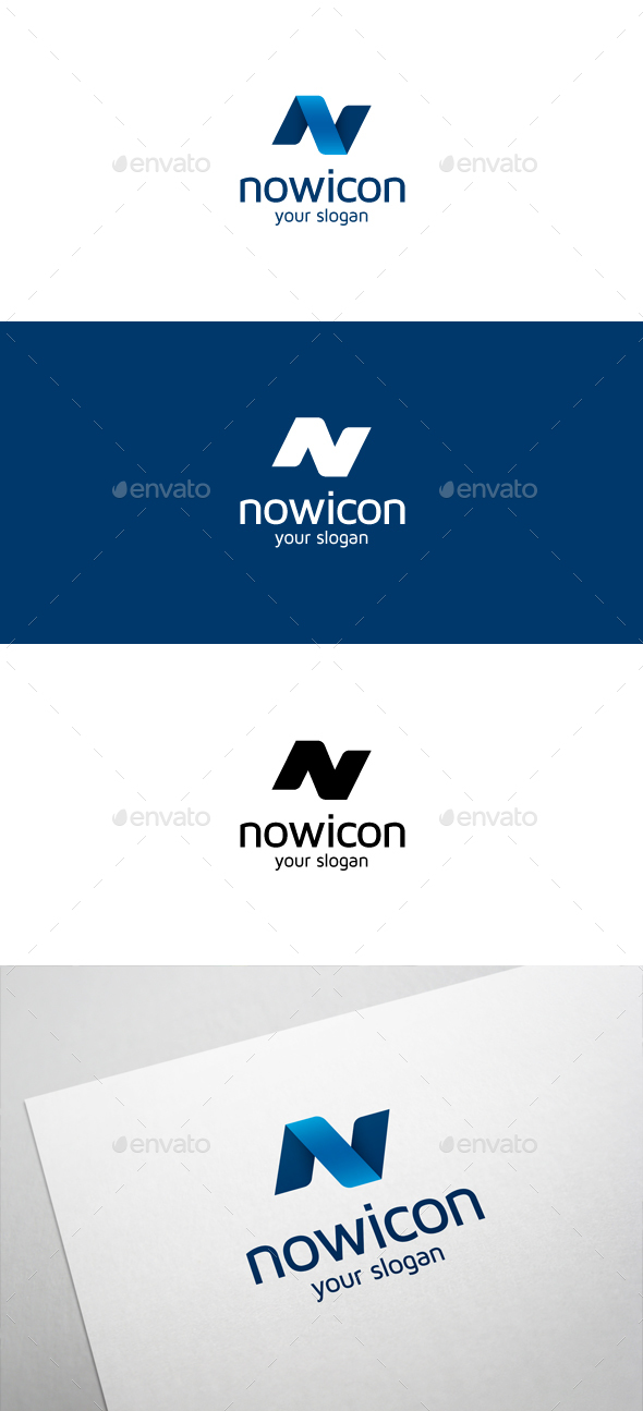 Nowicon N Letter Logo