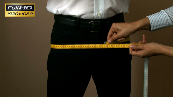 Tailor Hips Man Body Measuring