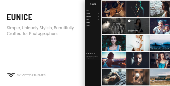 Eunice – Photography Portfolio WordPress Theme