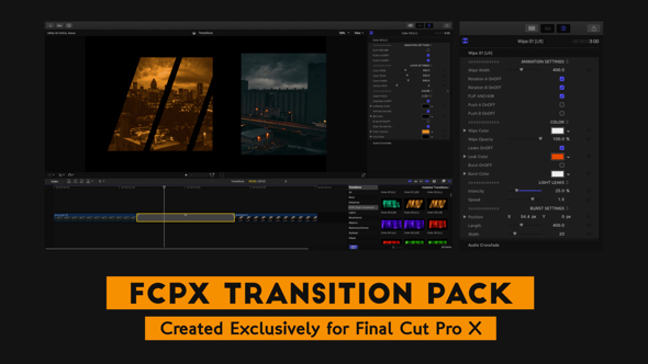 FCPX Wipe Transitions Pack