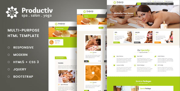 Productiv Multipurpose Responsive HTML Template