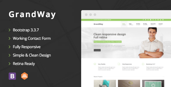 GrandWay – Fully Responsive HTML5/CSS3 Template