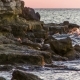 Waves Gently Splashing Against Rocks - VideoHive Item for Sale