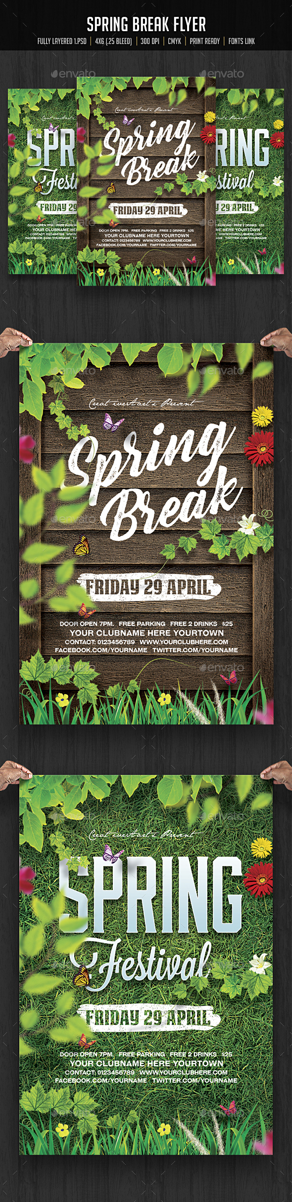 Spring Break / Festival Flyer