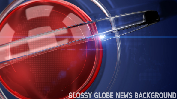 Glossy Globe News Background