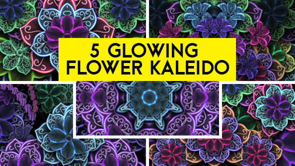 Glowing Flower Kaleido