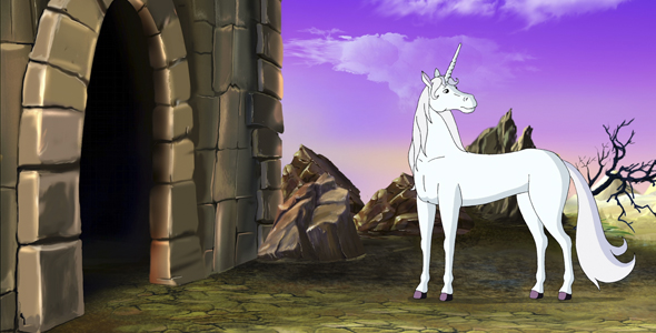 Fairy Tale Unicorn goes to the Castle alt