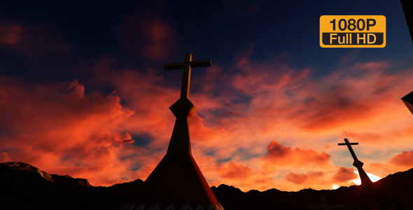 Crucifix on Mountain