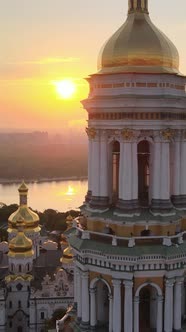 KyivPechersk Lavra in the Morning at Sunrise