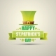 Vector Saint Patricks Day Label with Green Hat - GraphicRiver Item for Sale