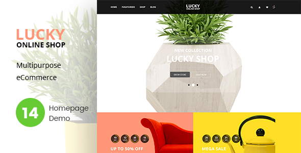 Lucky | PSD Template