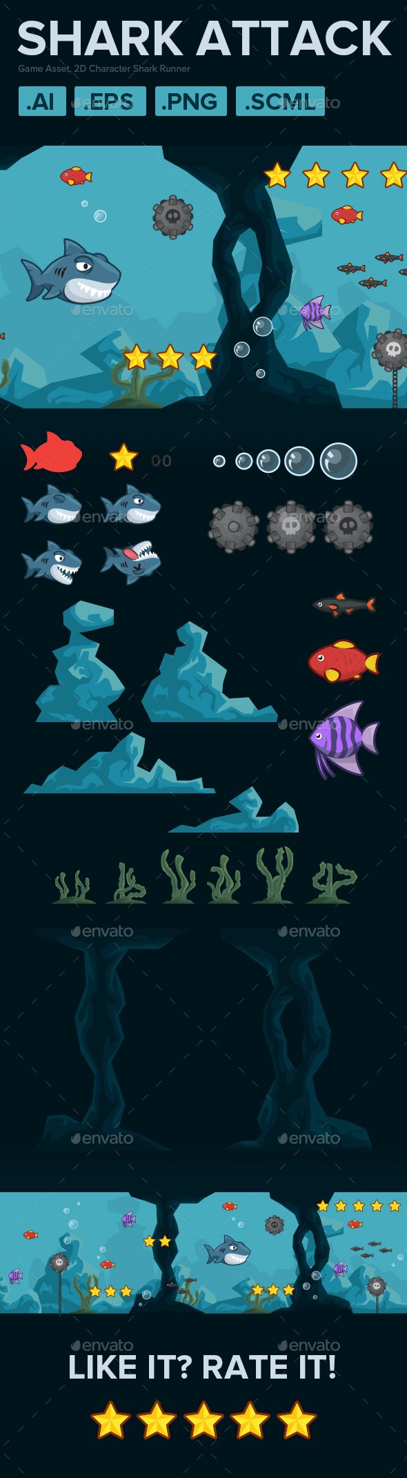 2D Platformer Game Assets from GraphicRiver