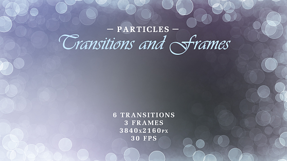 Particles Transitions and Frames alt