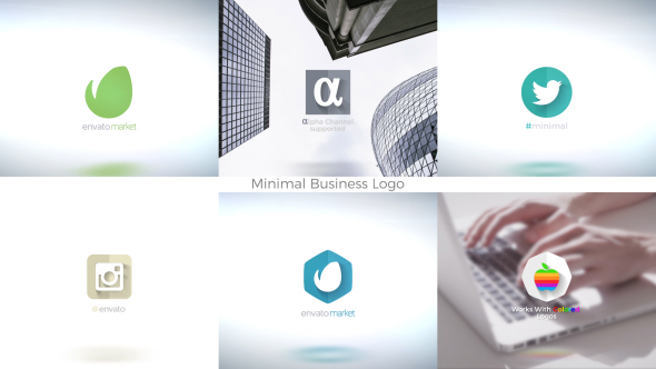 Minimal Business Logo alt