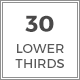 30 Clean Lower Thirds - VideoHive Item for Sale