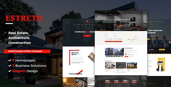 Estrto - Architecture HTML Template