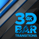 3D Bar Transitions 4K [Diagonal] - VideoHive Item for Sale