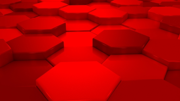 Animated Red Honeycombs alt