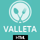 Valleta-Bootstrap Food & Restaurants HTML Template - ThemeForest Item for Sale
