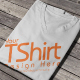 T-Shirt Mock-up V-Neck - GraphicRiver Item for Sale