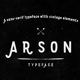 Arson Typeface - GraphicRiver Item for Sale