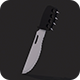 Low Poly Combat Knife v.1 - 3DOcean Item for Sale