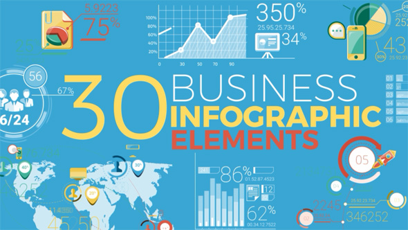 30 Business Infographic Elements alt
