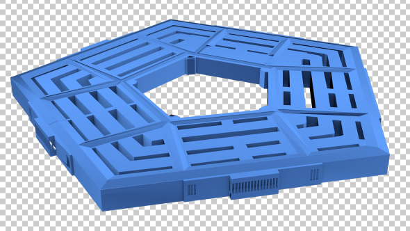 The Pentagon 3D Outline Transforming