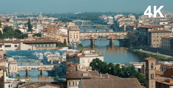 Ponte Vecchio Bridge In Florence