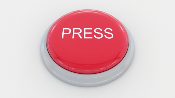 Pushing Big Red Button with Press Inscription