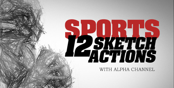 Sports Sketch Actions Pack