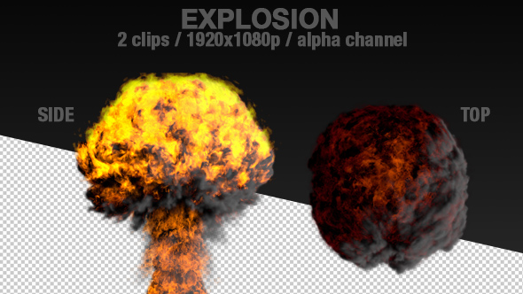 Explosion (Side View, Top View) alt